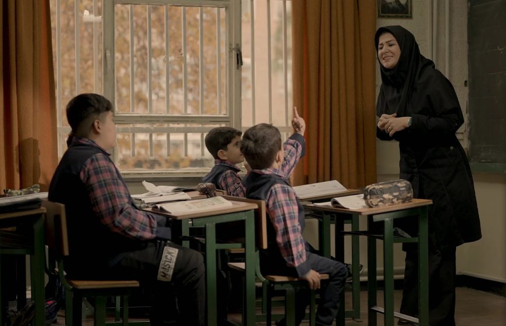 I am Vahideh — a teacher at a school for the hearing-impaired.