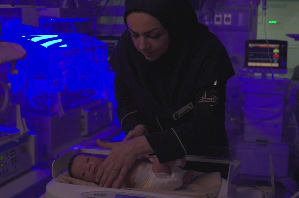 I am Ma'soumeh — a neonatal intensive-care nurse.